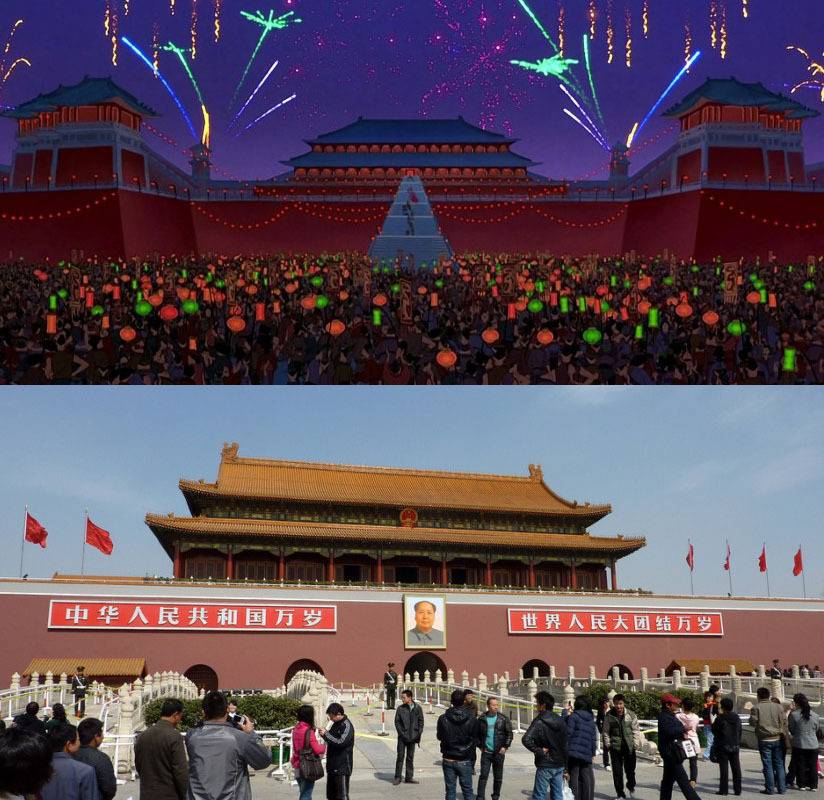 디즈니 만화의 모티브가 된 실제 장소들.jpg | 인스티즈