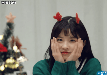 프로미스나인 크리스마스 V앱.gif | 인스티즈