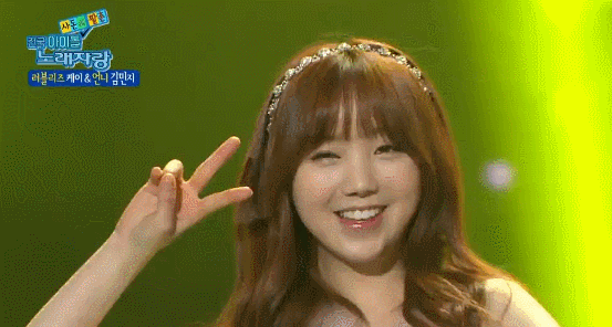 160208 아이돌 노래자랑 러블리즈 케자매 무대 움짤모음 | 인스티즈