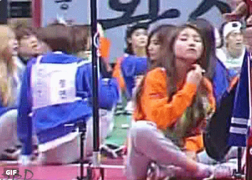 아육대에서 트와이스 사나가 한것.gif | 인스티즈