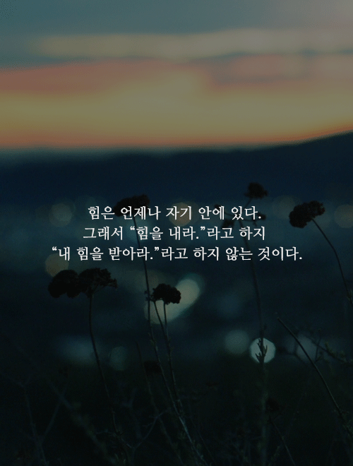 자존감이 낮은 당신에게 꼭 필요한 명언 13가지.gif | 인스티즈