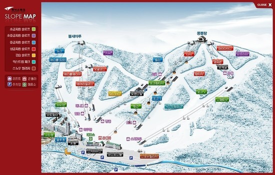 보드&스키의 계절♡ 각 스키장 슬로프를 비교해보아요! | 인스티즈