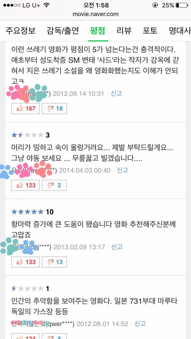 영화 하드코어 팬들에게 유명하다는 살로소돔의 120일 평점 | 인스티즈