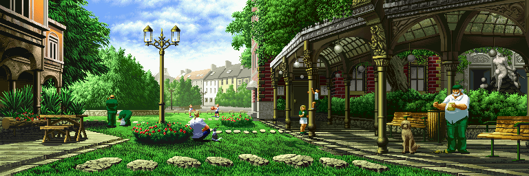 킹오파 추억의 배경들. gif | 인스티즈