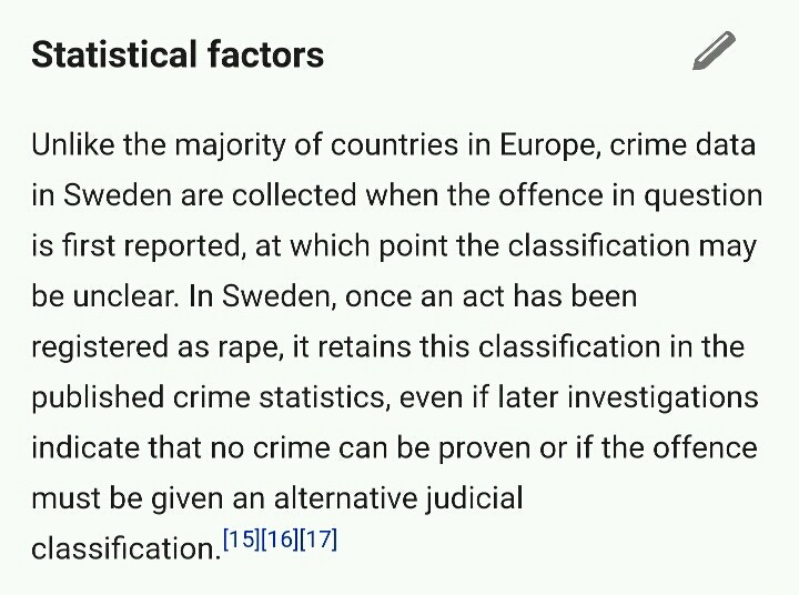 스웨덴의 성범죄율이 높은 이유 | 인스티즈