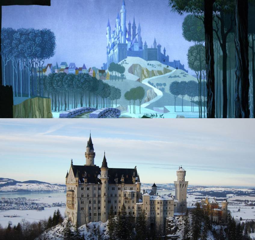 디즈니 만화의 모티브가 된 실제 장소들.jpg | 인스티즈