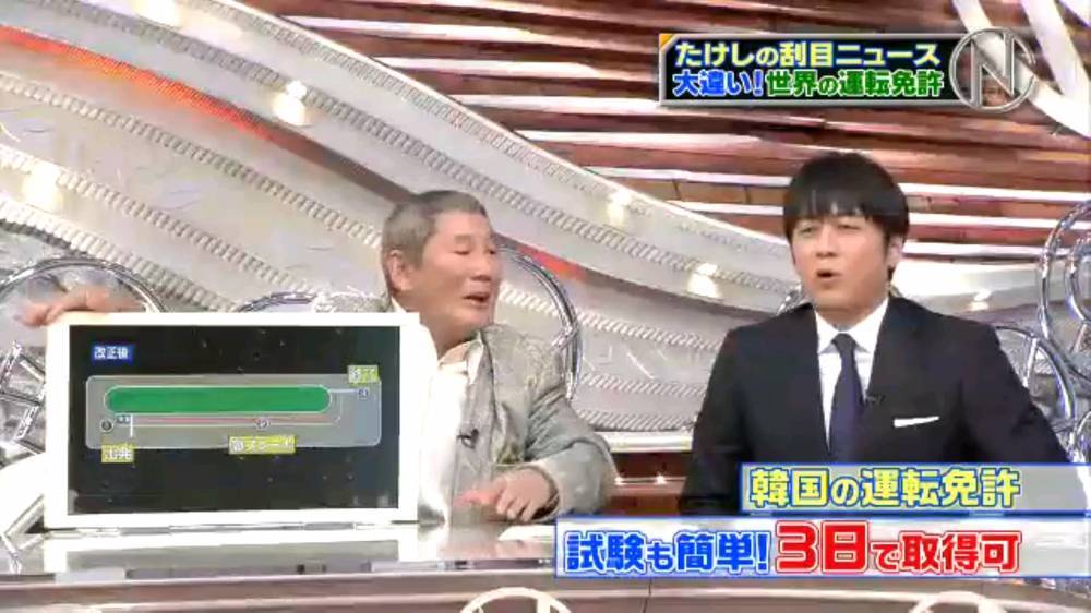 일본 방송에 나온 한국의 운전면허 시험 | 인스티즈
