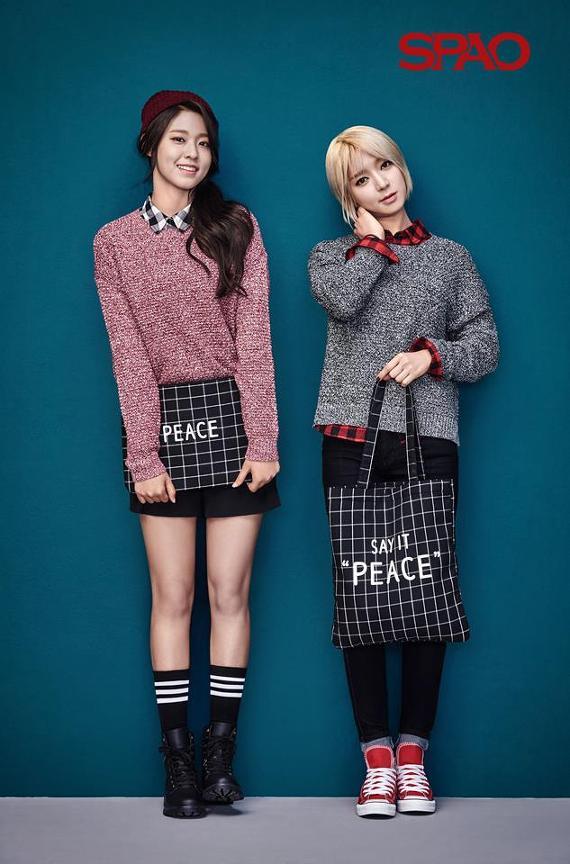 AOA 에서 입구를 담당하고 있는 초아와 설현 | 인스티즈