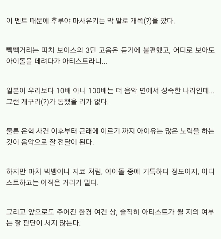 음악평론가 이상무가 말하는 아이유 논란의 핵심 | 인스티즈