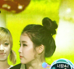 똥머리 아이유.jpgif | 인스티즈