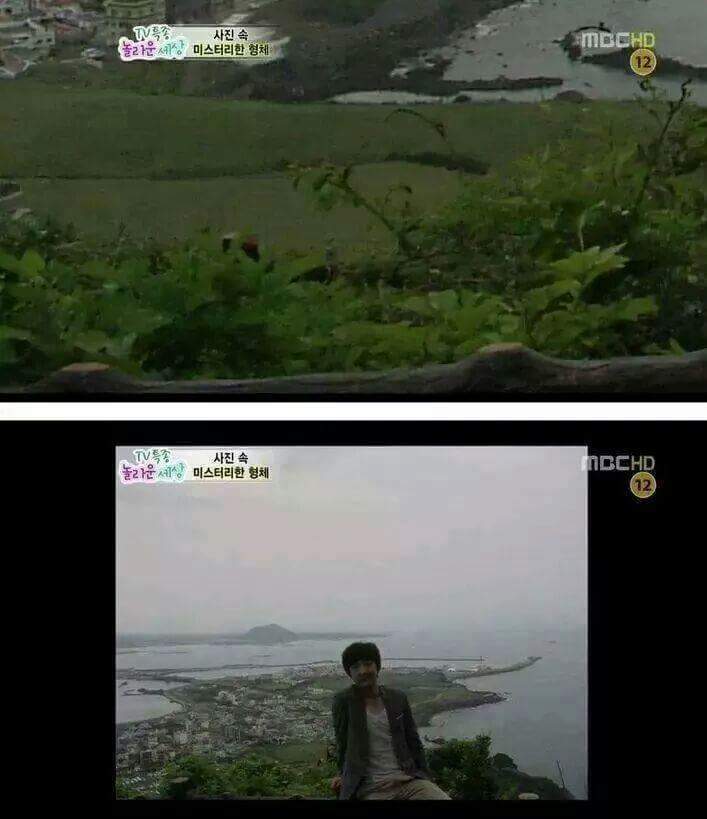 제주도에서 우연스럽게 찍힌 머리가 긴 남자.jpg (조금 무서운) | 인스티즈