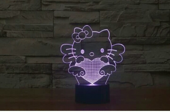 7가지 색으로 변하는 3D 취침등.jyp | 인스티즈