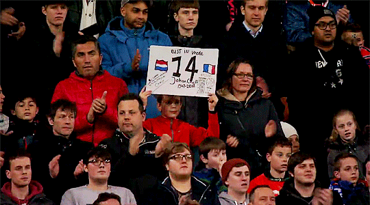 네덜란드vs프랑스 요한 크루이프 추모식.gif | 인스티즈