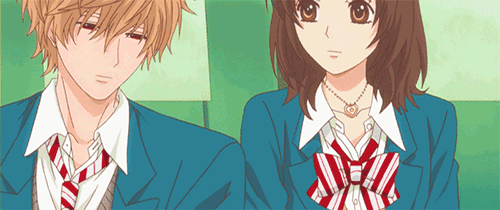  애니 속 교복 입은 커플들 | 인스티즈