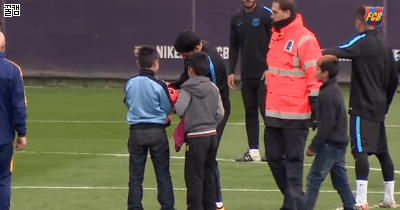 오늘자 바르셀로나 트레이닝세션 .gif | 인스티즈