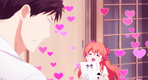  애니 속 교복 입은 커플들 | 인스티즈