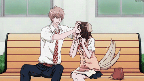  애니 속 교복 입은 커플들 | 인스티즈
