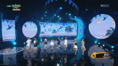 160429 뮤직뱅크 러블리즈-퐁당.gif | 인스티즈