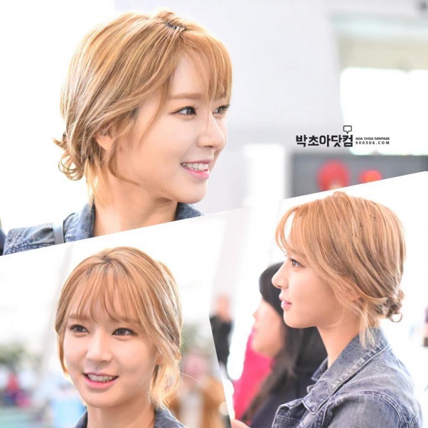 160317 오늘(3월 17일)자 홍콩 출국하는 초아 (사진&움짤/살 많이 빠짐).gif | 인스티즈