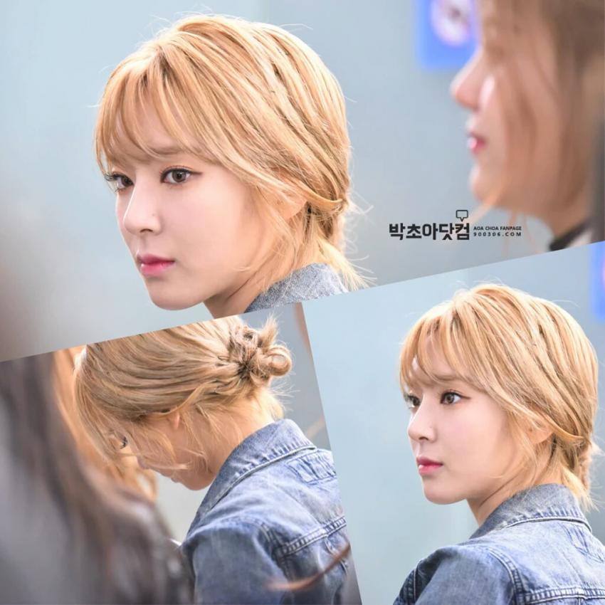 160317 오늘(3월 17일)자 홍콩 출국하는 초아 (사진&움짤/살 많이 빠짐).gif | 인스티즈