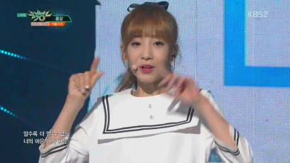 160429 뮤직뱅크 러블리즈-퐁당.gif | 인스티즈
