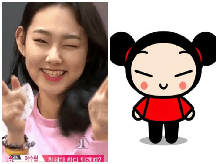 [프로듀스101] I.O.I 멤버들 닮은꼴.sorry | 인스티즈