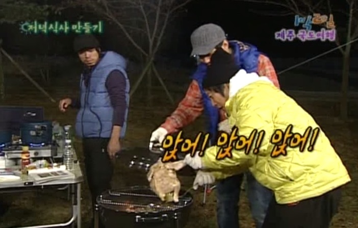 1박2일 레전드 이승기 의 연예계 인생 유일한 오점 비어캔 치킨 만들기 jpg | 인스티즈