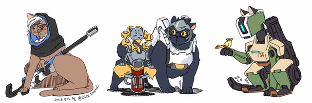 오버워치의 영웅들이 고양이가 된다면.jpg | 인스티즈