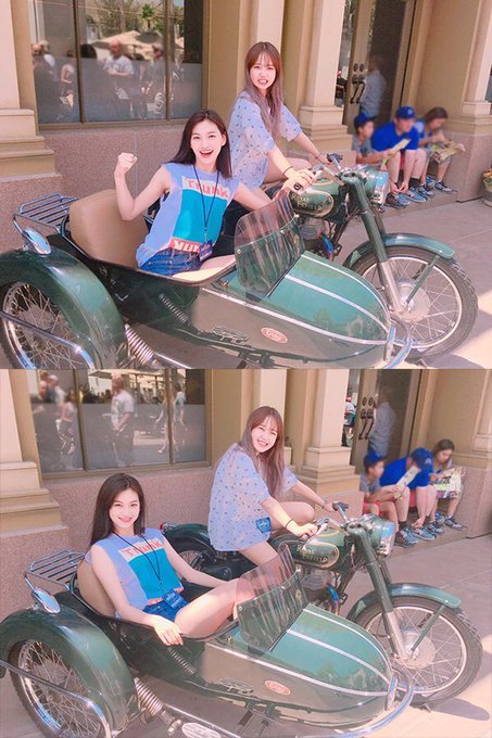 아이오아이 김도연&최유정 서로 찍어준사진 | 인스티즈