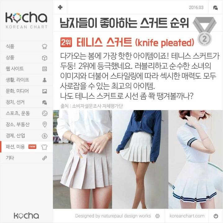 남자들이 좋아하는 여자 치마 Best 8 | 인스티즈