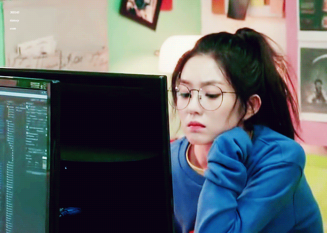 안경쓴 아이린.GIF | 인스티즈