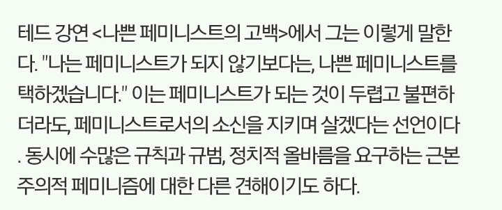 페미니스트가 되기를 주저하는 사람들에게(완벽하지 않아도 괜찮아) | 인스티즈