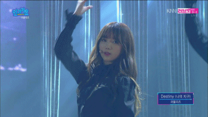 160508 인기가요 러블리즈 - Destiny.gif | 인스티즈