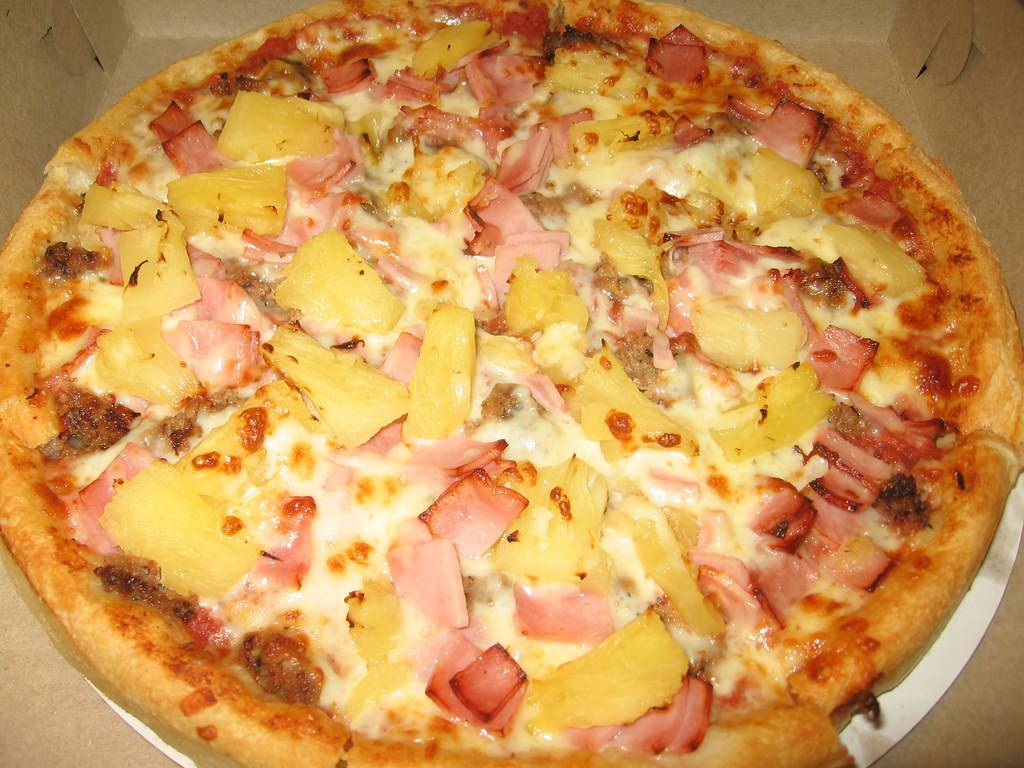 달콤함과 짭짤함의 조화 하와이안 피자 | 인스티즈