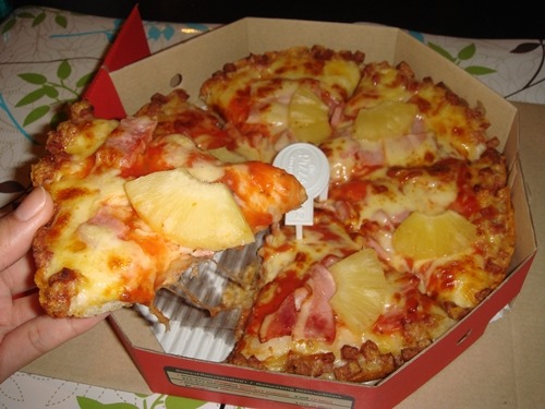 달콤함과 짭짤함의 조화 하와이안 피자 | 인스티즈