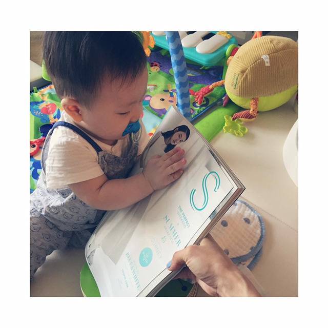 [이현이외] 이현이 인스타그램에 올라온 아들 파인애플군 사진들.jpg | 인스티즈