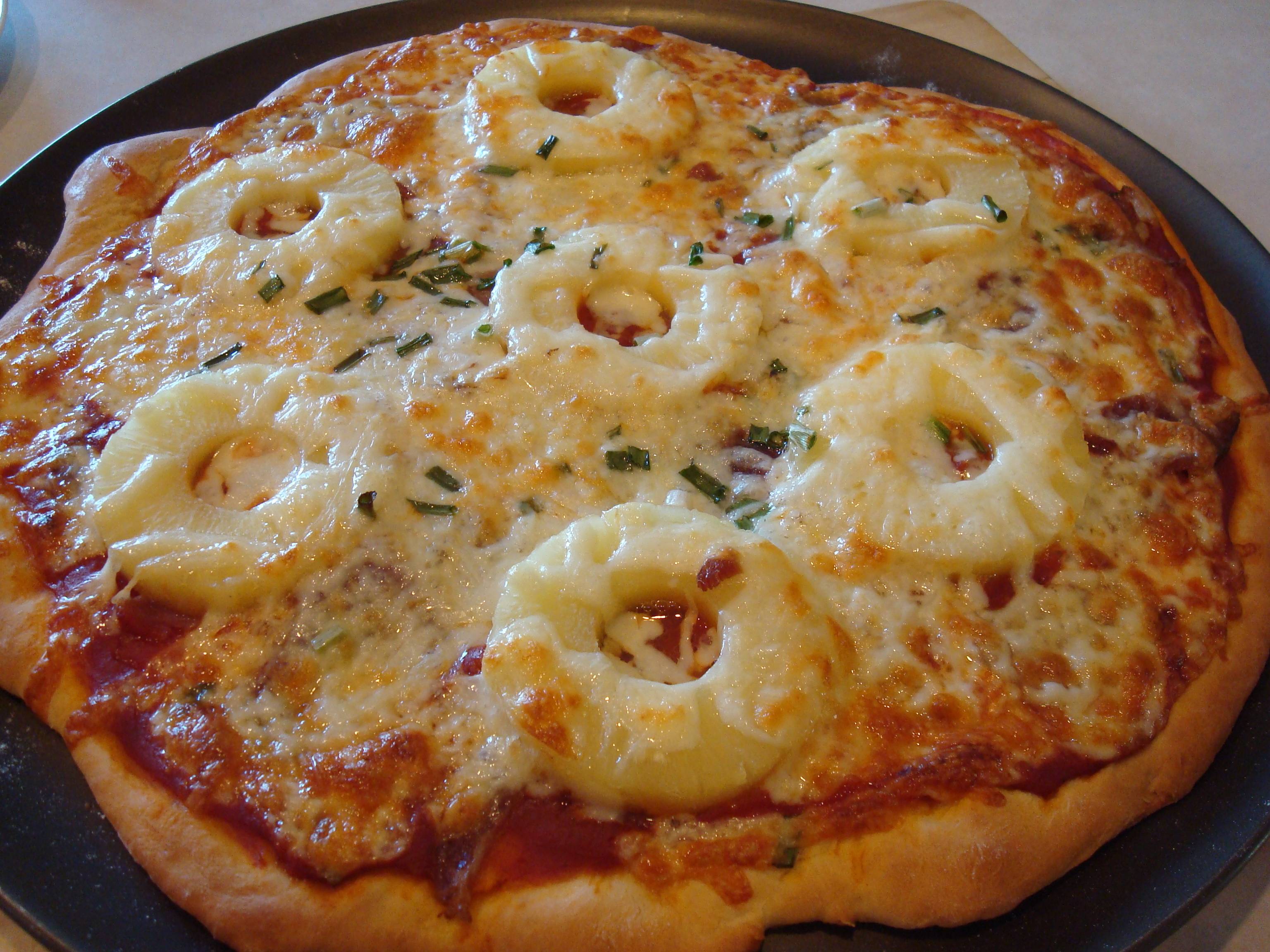 달콤함과 짭짤함의 조화 하와이안 피자 | 인스티즈