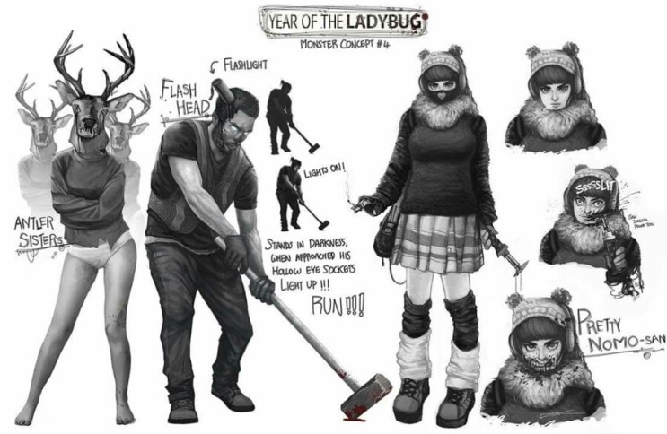 보기만해도 오싹한 공포게임 컨셉아트 (기괴함주의) | 인스티즈