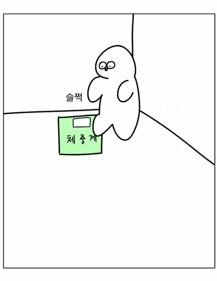 몸무게 재는 만화 | 인스티즈