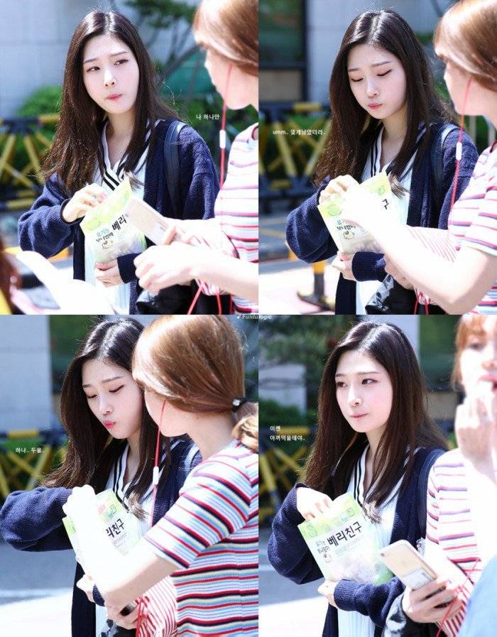 다이아 정채연이 즐겨먹는 과자 | 인스티즈