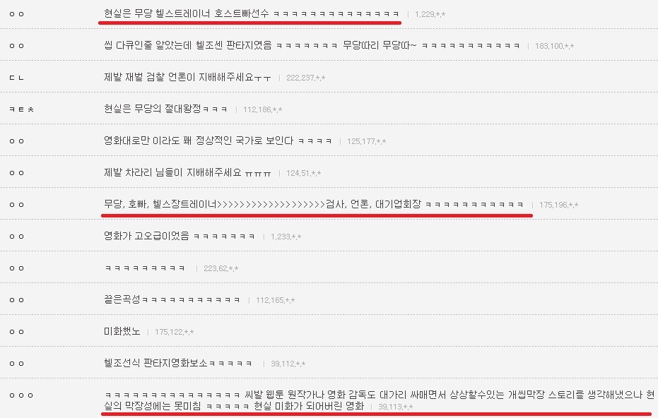 그때는 몰랐던 헬조선 미화영화 | 인스티즈