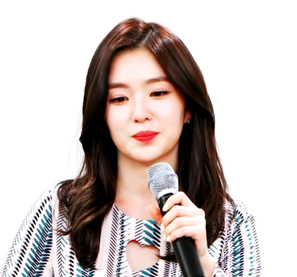 옷으로 하트 날리는 아이린.gif | 인스티즈