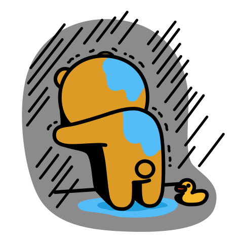 비 내리는날 조심. gif | 인스티즈