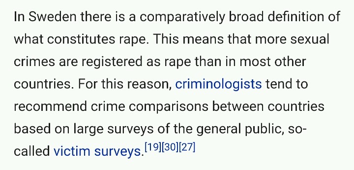 스웨덴의 성범죄율이 높은 이유 | 인스티즈