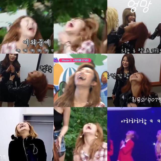 웃을때 누가 뒤에서 잡아땡기는 마마무 휘인.jpg | 인스티즈