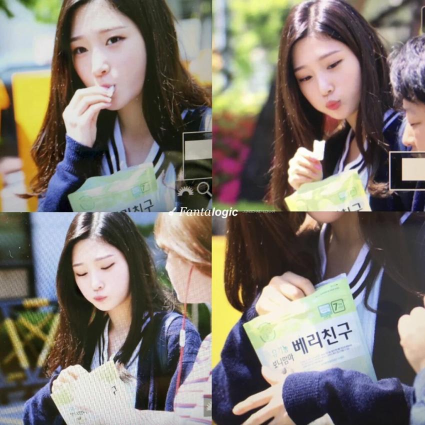 다이아 정채연이 즐겨먹는 과자 | 인스티즈