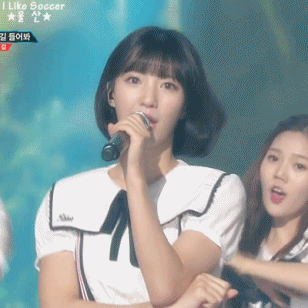 160805 뮤직뱅크 오마이걸 - 내 얘길 들어봐(A-ing).gif | 인스티즈