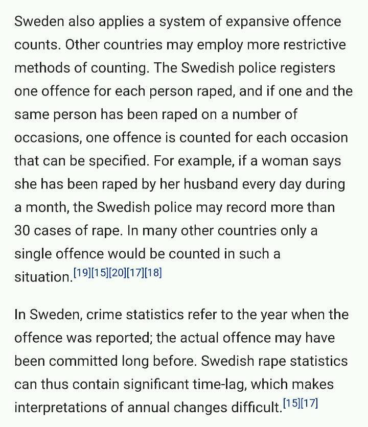 스웨덴의 성범죄율이 높은 이유 | 인스티즈