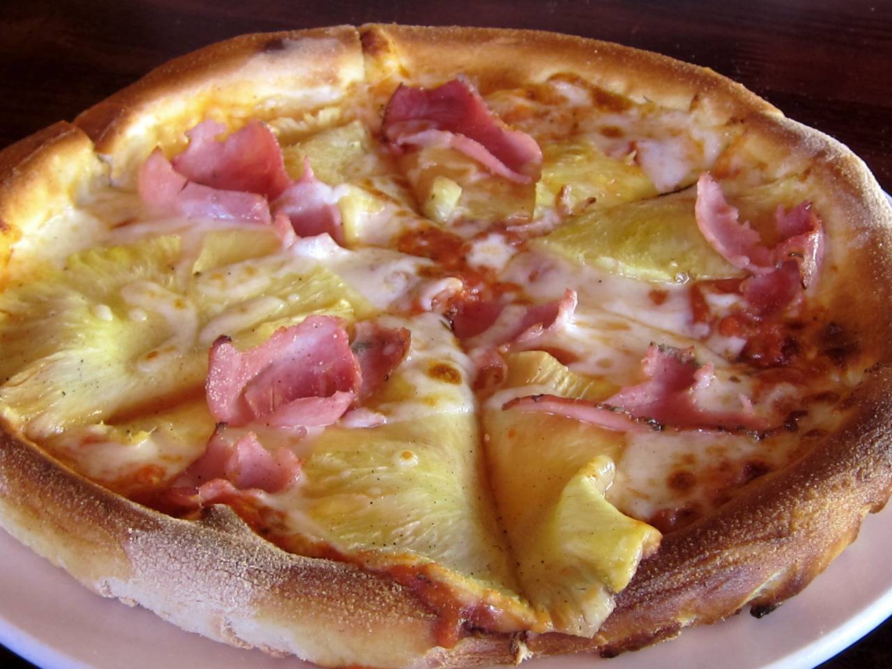 달콤함과 짭짤함의 조화 하와이안 피자 | 인스티즈