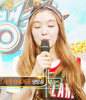 머리띠 한 아이린.gif | 인스티즈